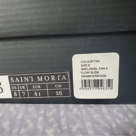 Saint Morta Flow Slide Tan Size 8 - Picture 4 of 4